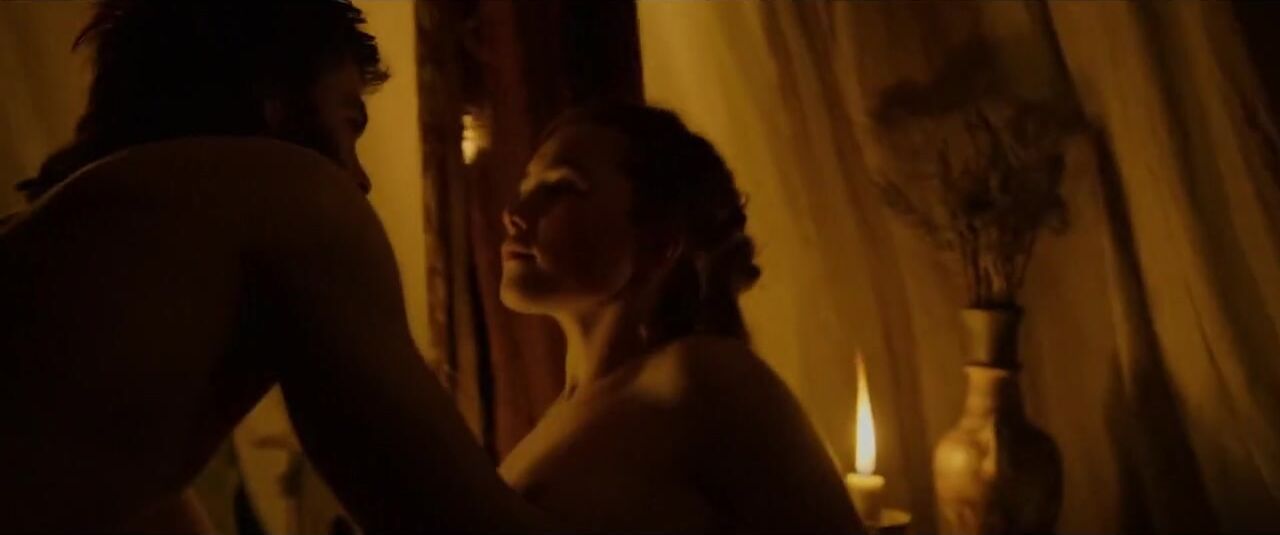Sexy Girl Sex Man misuses power to fuck the girl he loves to see how she cums in Outlaw King (2018) Eurosex