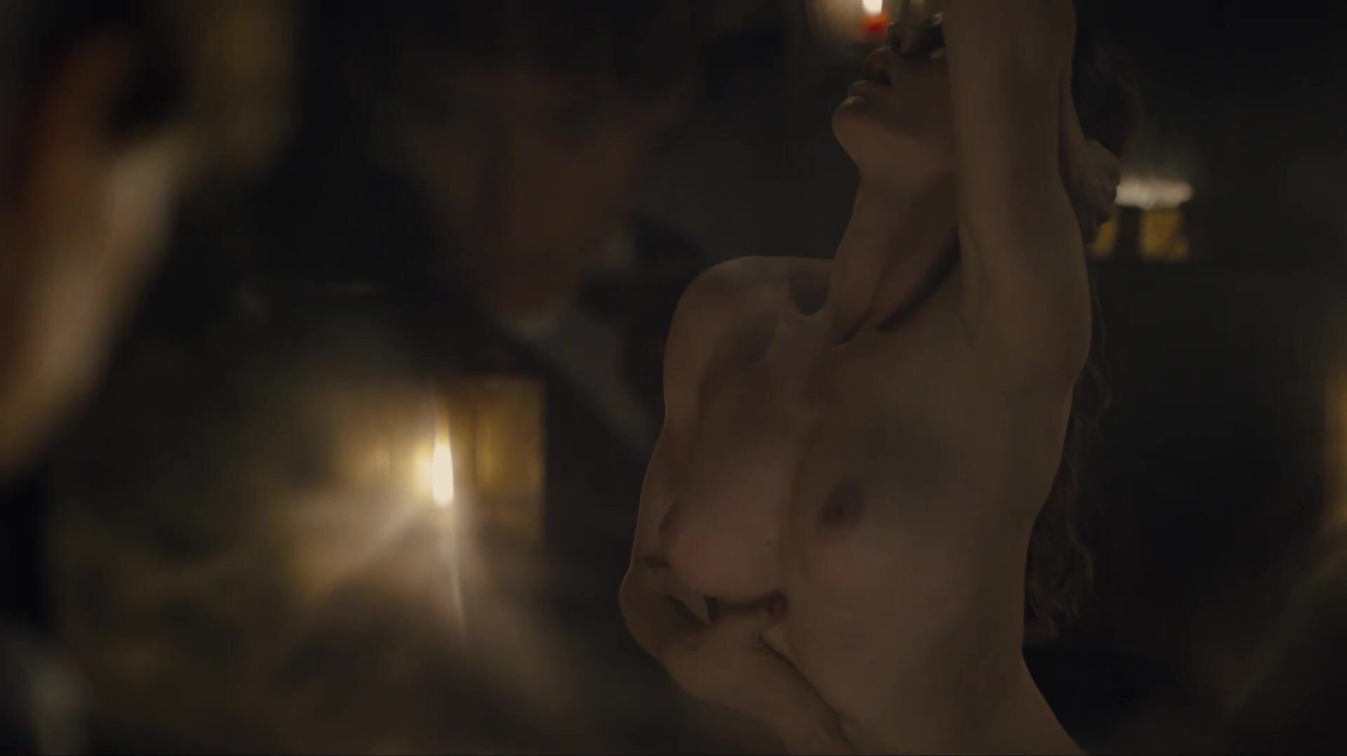 Lesbian Porn Director focuses on Sonya Cullingford's nice boobies showing them in The Danish Girl Tiny Titties