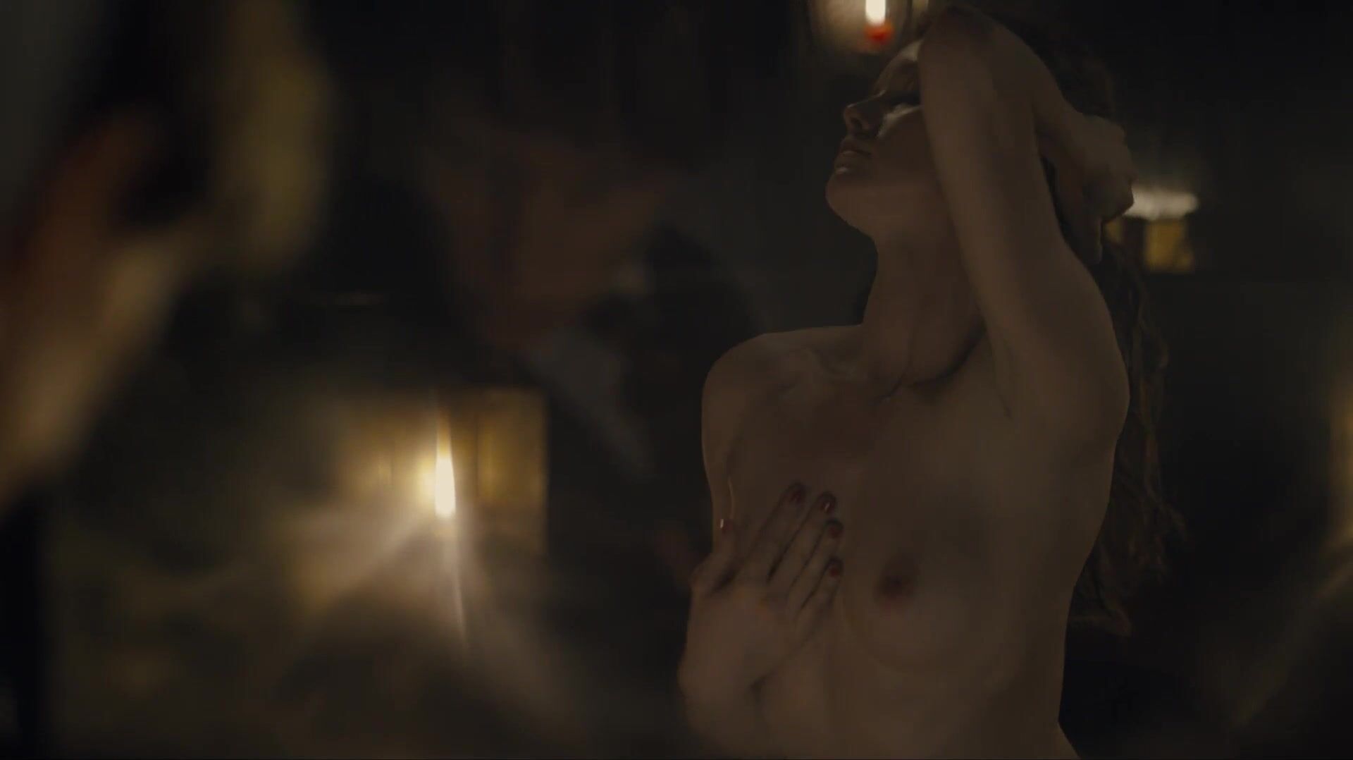 NSFW Gif Director focuses on Sonya Cullingford's nice boobies showing them in The Danish Girl Retro - 2