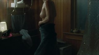 Spreadeagle Riley Keough has nice boobies and viewers know it now from nude scene from The Lodge Grandmother