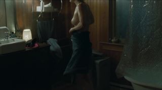 Tugging Riley Keough has nice boobies and viewers know it now from nude scene from The Lodge Softcore
