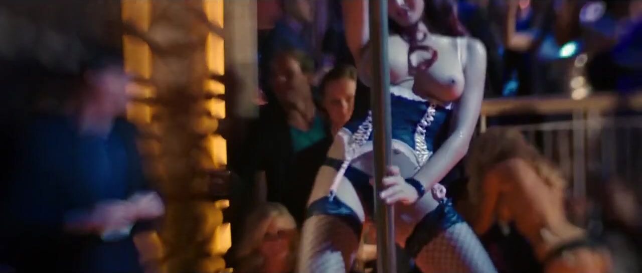 Big Dicks Explicit scene in the striptease club from comedy film The Internship with pole-dances Chichona