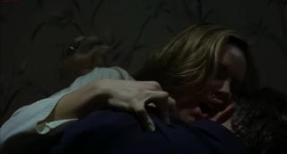 Rope Steamy celebrity Maria Bello in drama movie A History of Violence sex scene (2005) Leather