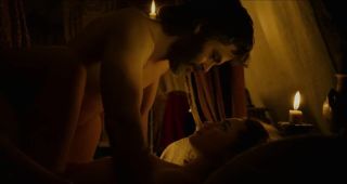 Supermen They have met so suddenly but man takes and penetrates Florence Pugh in Outlaw King Group Sex