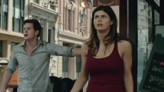 Dirty Roulette Alexandra Daddario tries to expose titties in different situations in feature movies Morena