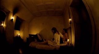 Girl Fuck Emma Stone gets in bed to man and grabs cock to make him cum with hand in The Favourite Ball Busting