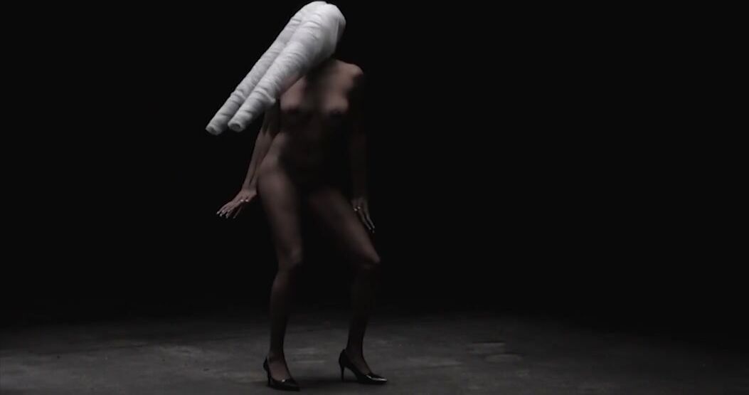 The Weird concept music video of naked girls and men with strange stuff on heads excites Gay Outinpublic - 1