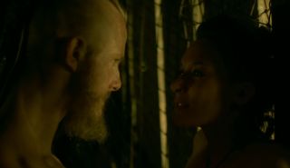 Jacking Maude Hirst and other babes fool around in the nude in atmospheric TV series Vikings Facial Cumshot