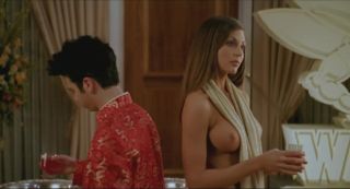 Redhead Slender Cerina Vincent dislikes wearing clothes in Not Another Teen Movie (2001) Adult-Empire