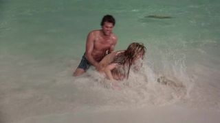 Gang Kelly Brook flirts with the brutal young man and has hard sex in Survival Island Ffm