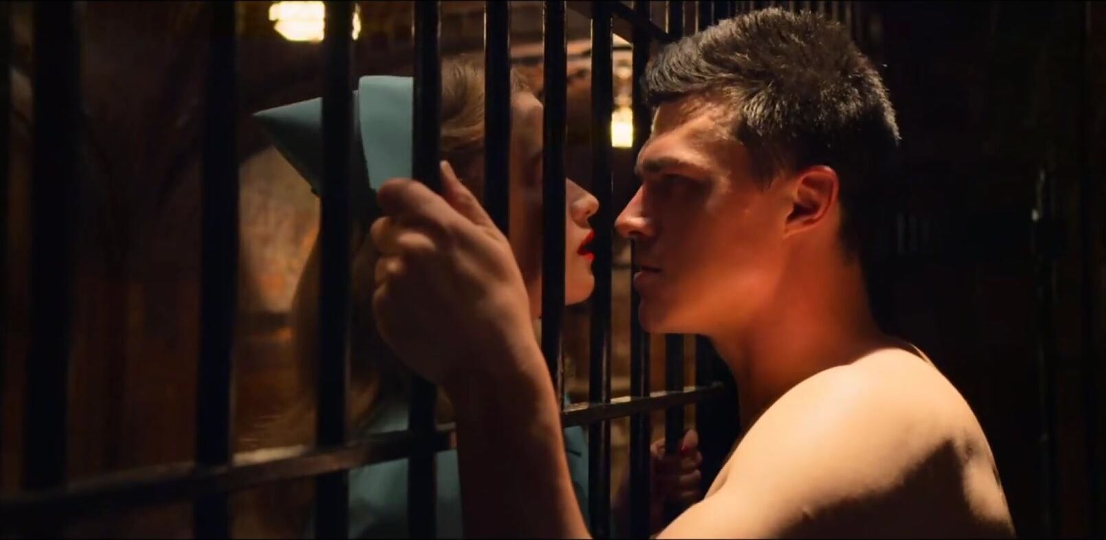 RulerTube Alice Englert can't resist caged boy and goes jerking him off in TV series Ratched Cute