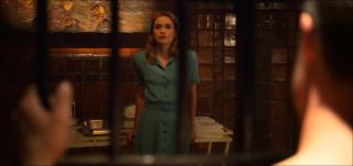 Vip-File Alice Englert can't resist caged boy and goes jerking him off in TV series Ratched Highschool