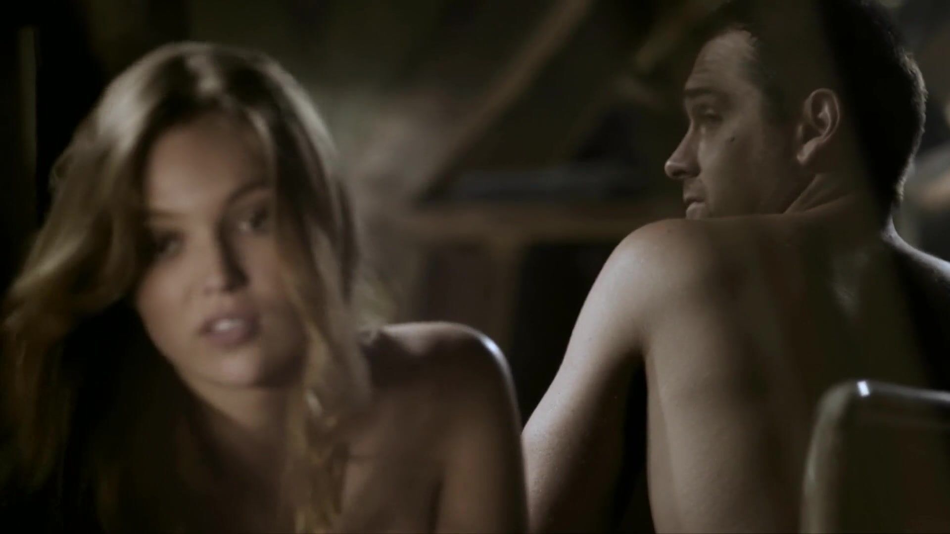 This Tempting minx Lili Simmons with tiny tits nailed in different poses in TV series Banshee 18QT - 1