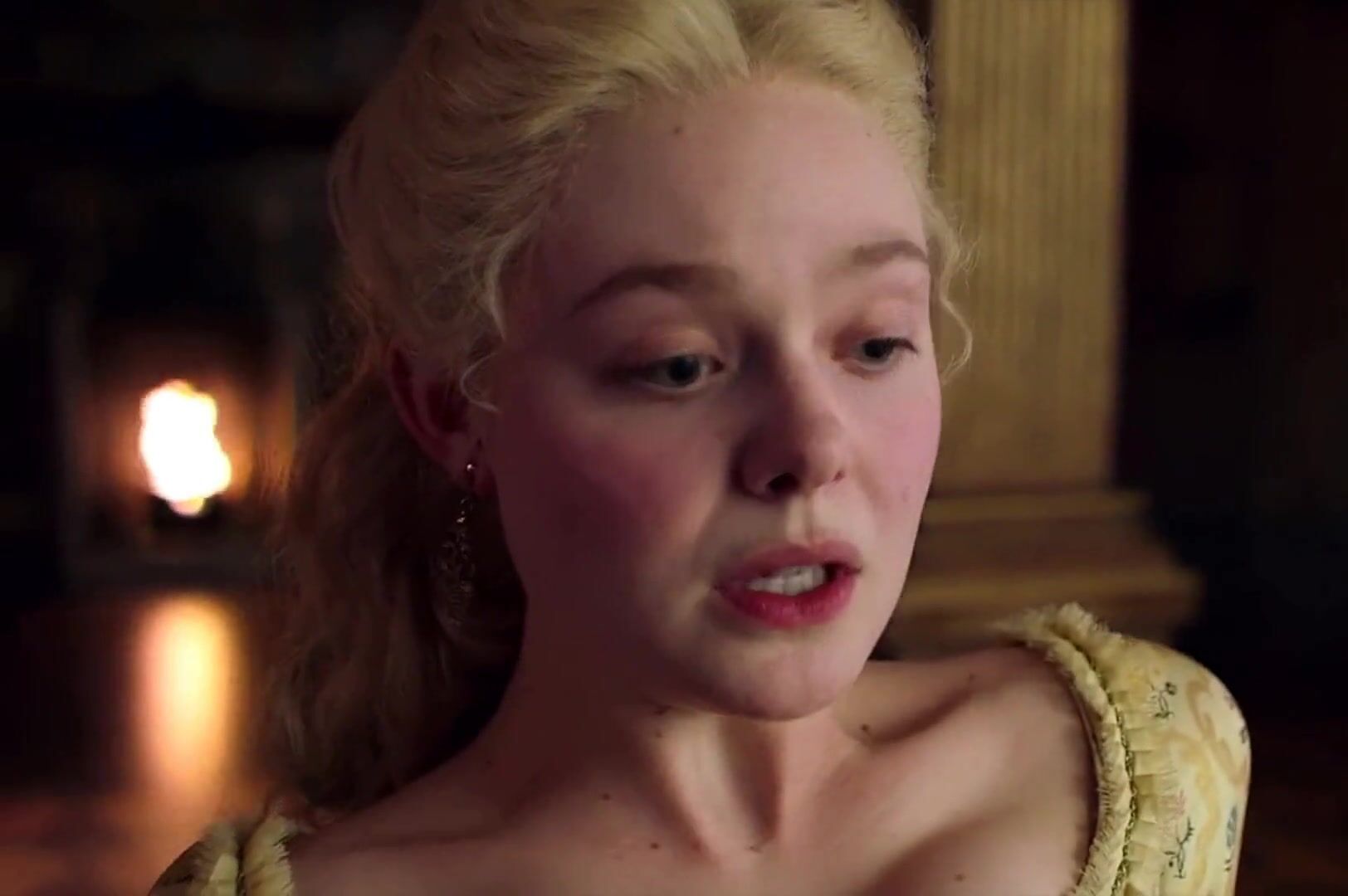 Nylon Sexy Elle Fanning loves getting it on in oral and vaginal ways in the TV series The Great Car - 1