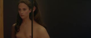 Farting Naked Alicia Vikander loves being sexy in feature film moment from Ex Machina (2015) Story