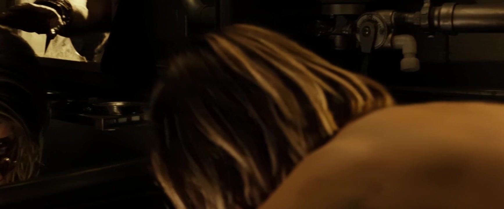 Messy Riddick tells story of Katee Sackhoff who takes clothes off and goes washing body (2013) Dildo Fucking