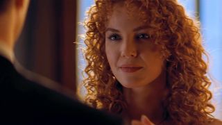 8teenxxx Redhead Connie Nielsen exposes body in celebs video scene from The Devil's Advocate Spit