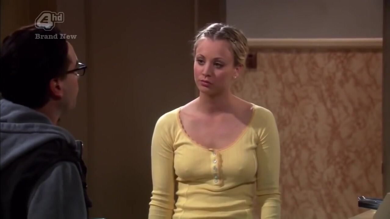 XBiz Shameless scenes from sitcom where Kaley Cuoco demonstrates boobies as much as possible Toes - 1