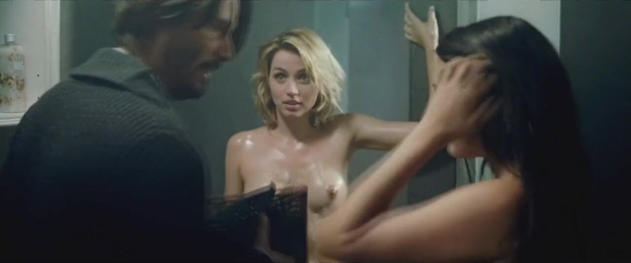 Gay Shaved Keanu Reeves together with Ana De Armas and Lorenza Izzo in nude scene from Knock Knock Tgirls