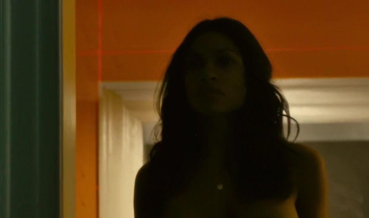 Nice Tits Rosario Dawson and lover in the most indecent sex and nude movie scenes from Trance Good