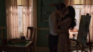 Classroom Man takes hot housewife and scores her cunt cumming right inside in Boardwalk Empire No Condom