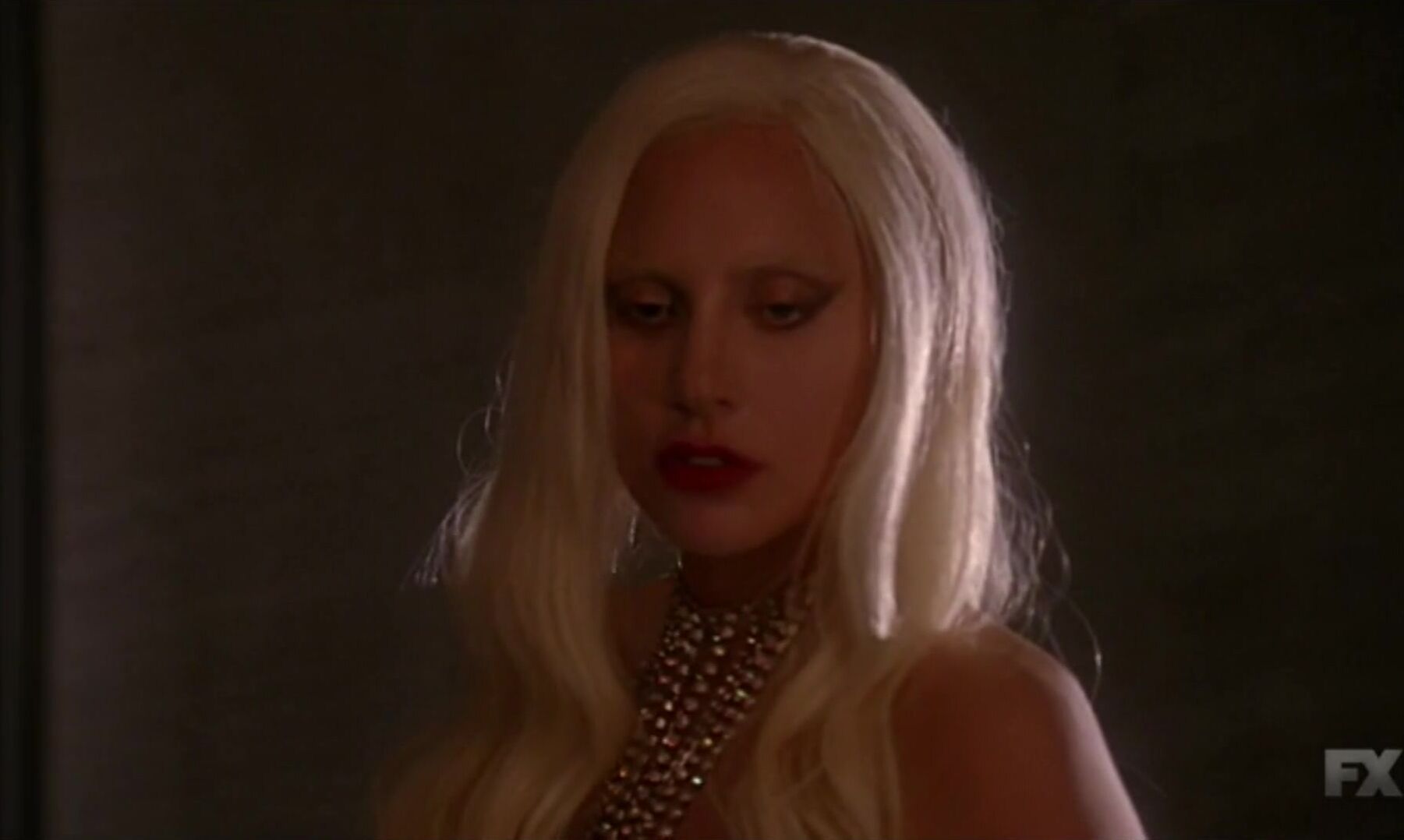 iTeenVideo Lady Gaga and the second beautiful actress do it in TV series American Horror Story Lezbi