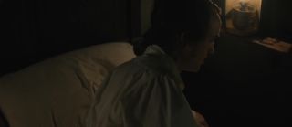 Asshole In Secret scene where man with long hair makes it with Elizabeth Olsen and she cums (2013) Gaystraight
