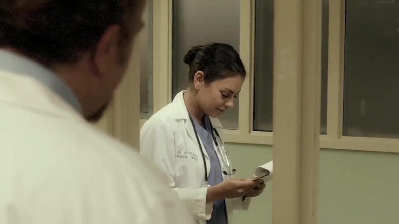 Gay Hunks Doctor grabs Mila Kunis and hooks up with her in The Angriest Man in Brooklyn (2014) Gay Military