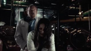 Hunks Doctor grabs Mila Kunis and hooks up with her in The Angriest Man in Brooklyn (2014) Lesbian