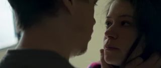 AdultGames Beautiful Tatiana Maslany beckons young man and has sex in Two Lovers and a Bear (2016) Gay Longhair