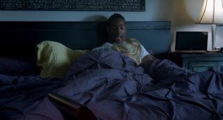 Sofa Black guy is very gentle with unstoppable nympho Jaime Pressly in Haunted House 2 Home