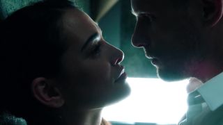 Freeporn Man entices Natalie Martinez and finally hooks up with her in elevator in Into the Dark Little