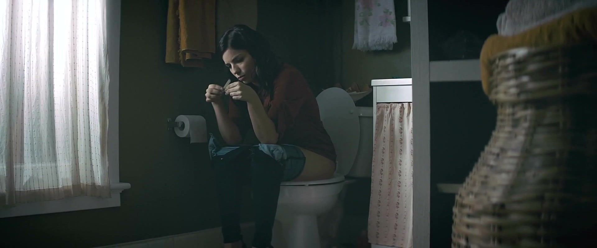 Bathroom Angela Trimbur - Trash Fire (2016) PornTrex - 1