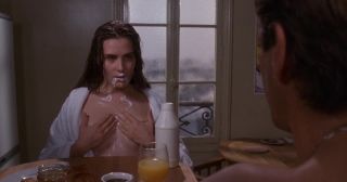 Toilet Emmanuelle Seigner naked actress and milk - Bitter Moon [1992] Masseuse