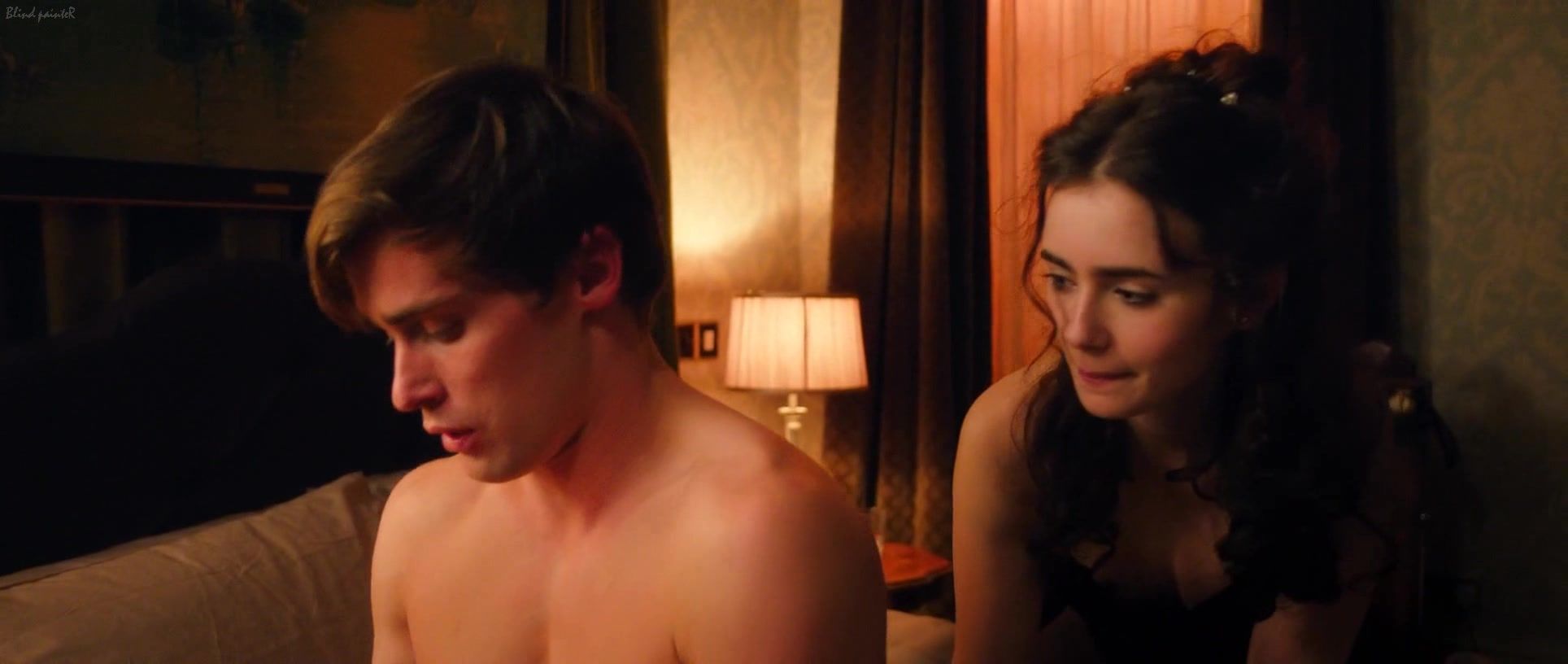 Luscious Lily Collins hot - Love, Rosie (2014) Celebrity Sex