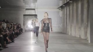 Cams Anja Rubik See Through - SAINT LAURENT - SS17 COLLECTION (September 2016) Gay College