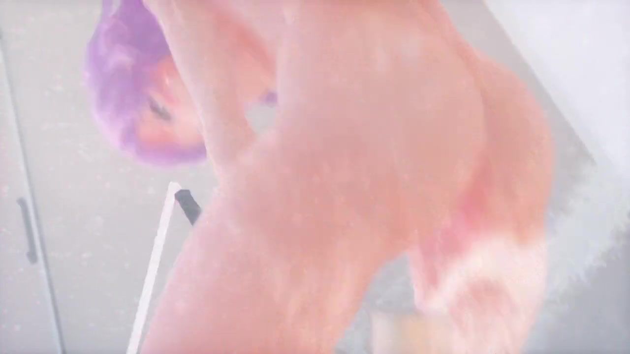 Nylon Hentai 3D Girl Shower Masturbation Negao - 2