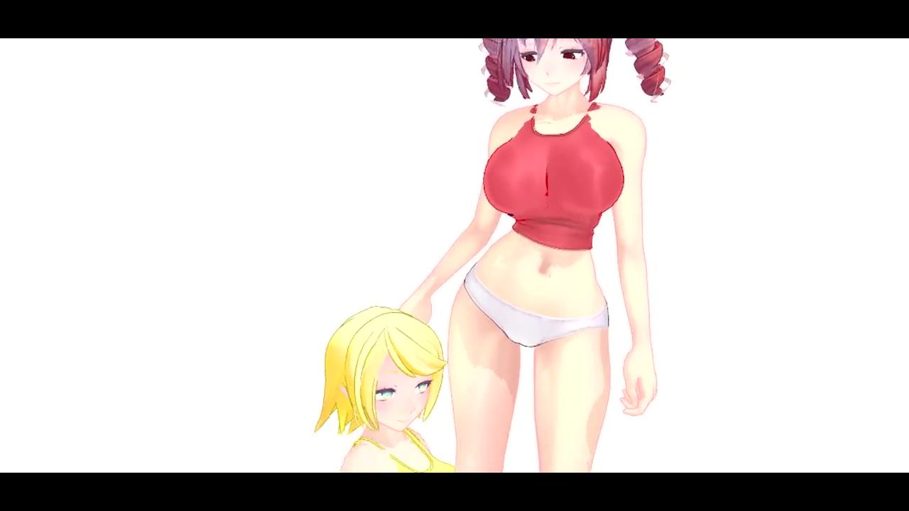 Pigtails 3D Hentai Music Version - Dance That with Rin Naked Sluts