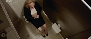 Tied Lobbyistin - Masturbation Scene Girls in the toilet Milf Fuck