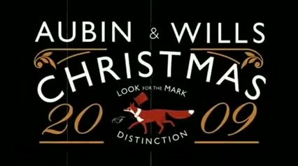 Super Aubin and Wills Christmas Ad Feat. Rosie Huntington Whiteley (2009) Outside