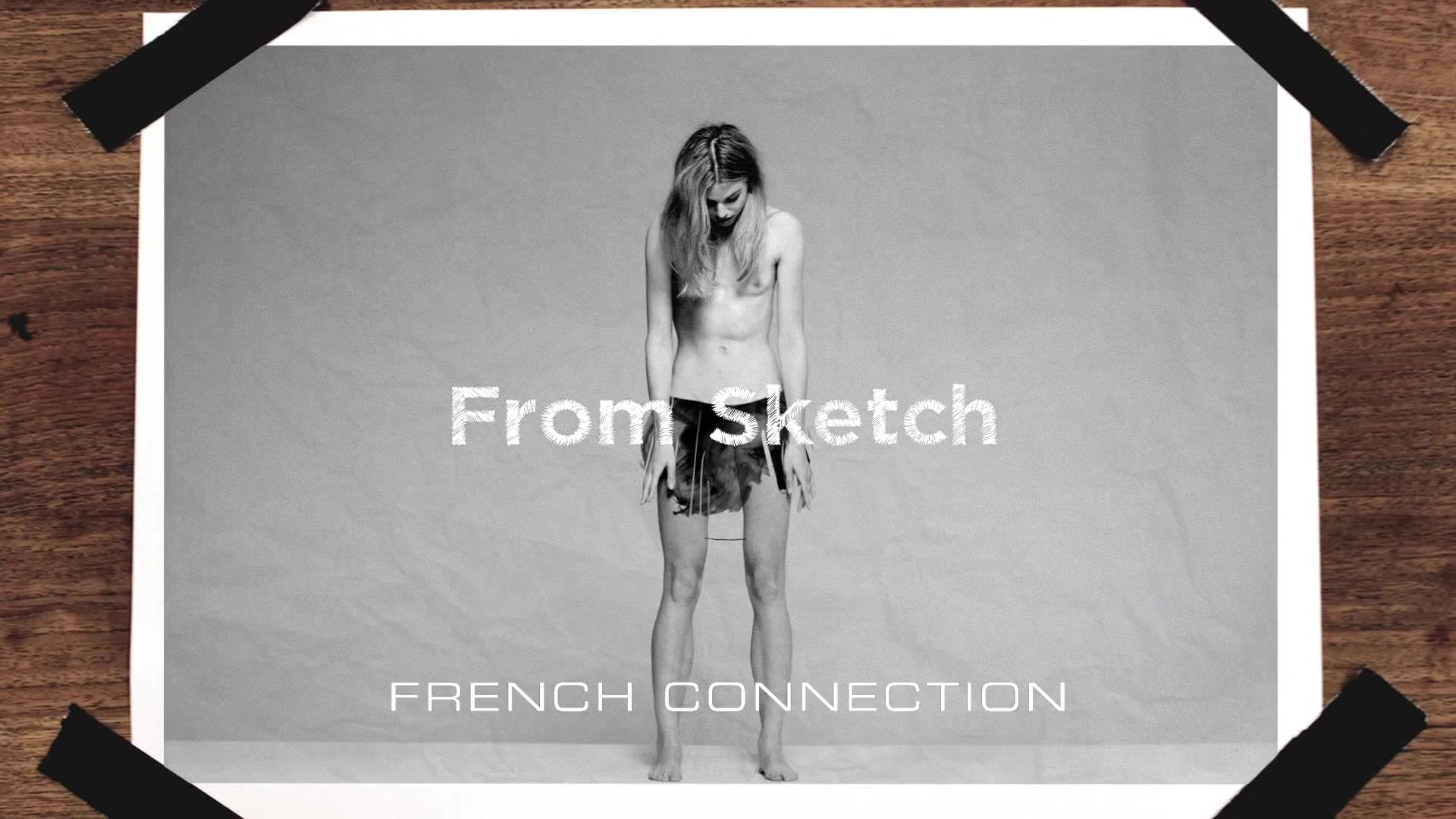 Tiny Tits French Connection AW13 Campaign Teaser - Milou Wet Pussy