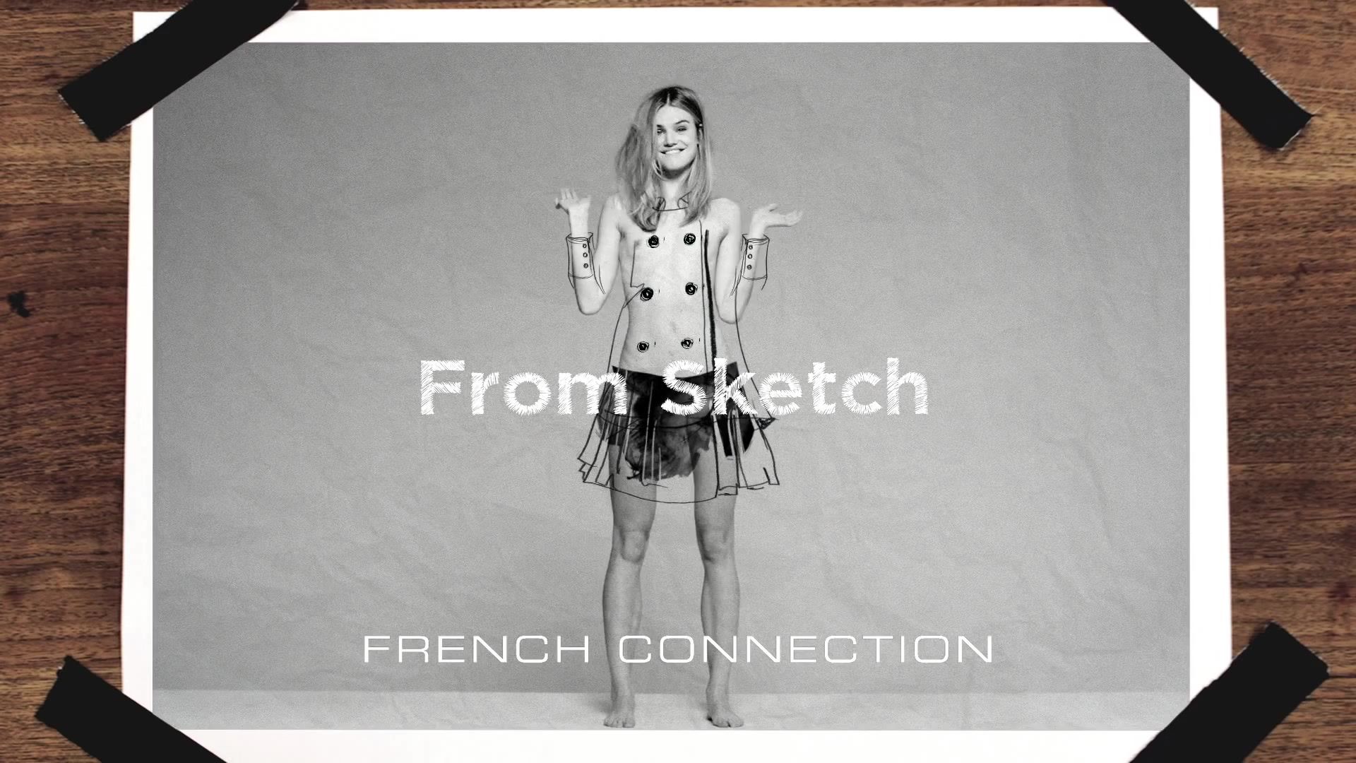 Farting French Connection AW13 Campaign Teaser - Milou Feet